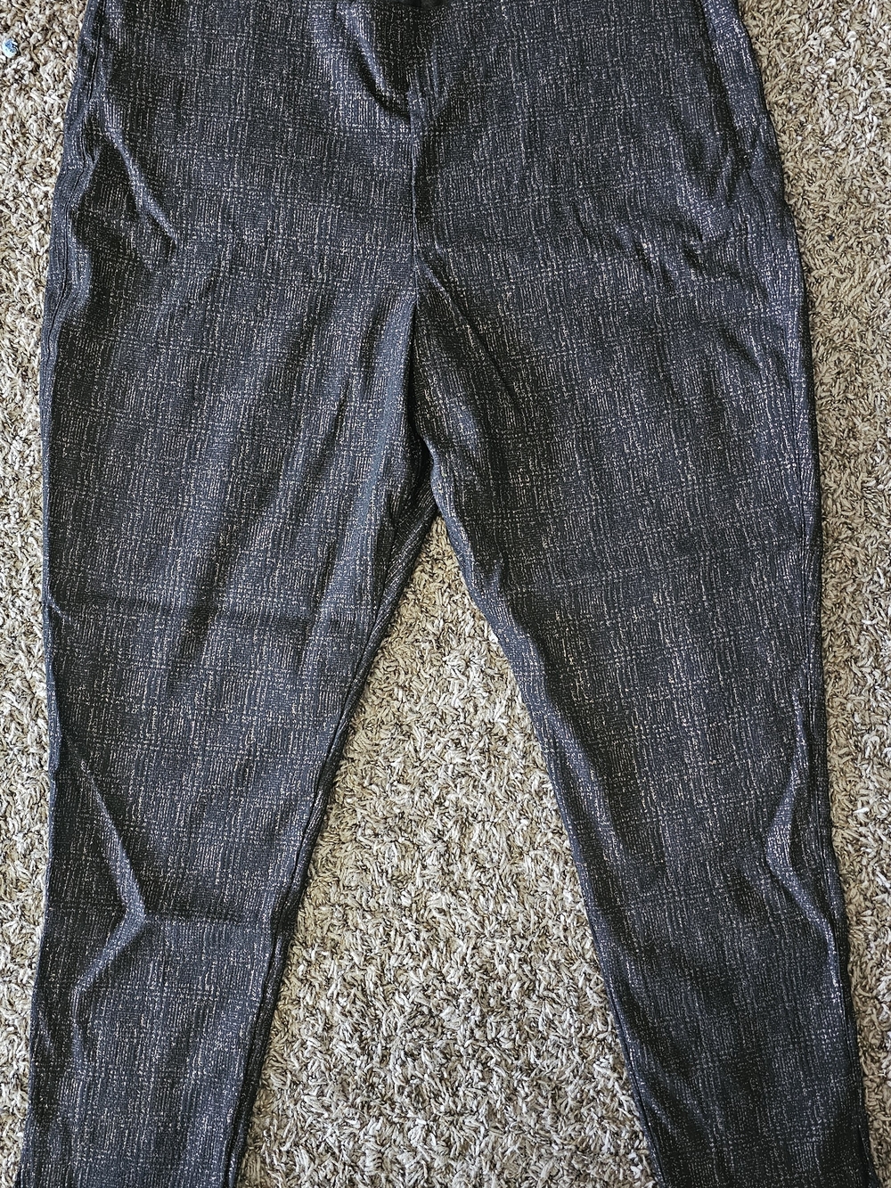 Old Navy Pixie Skinny Black Textured Women's